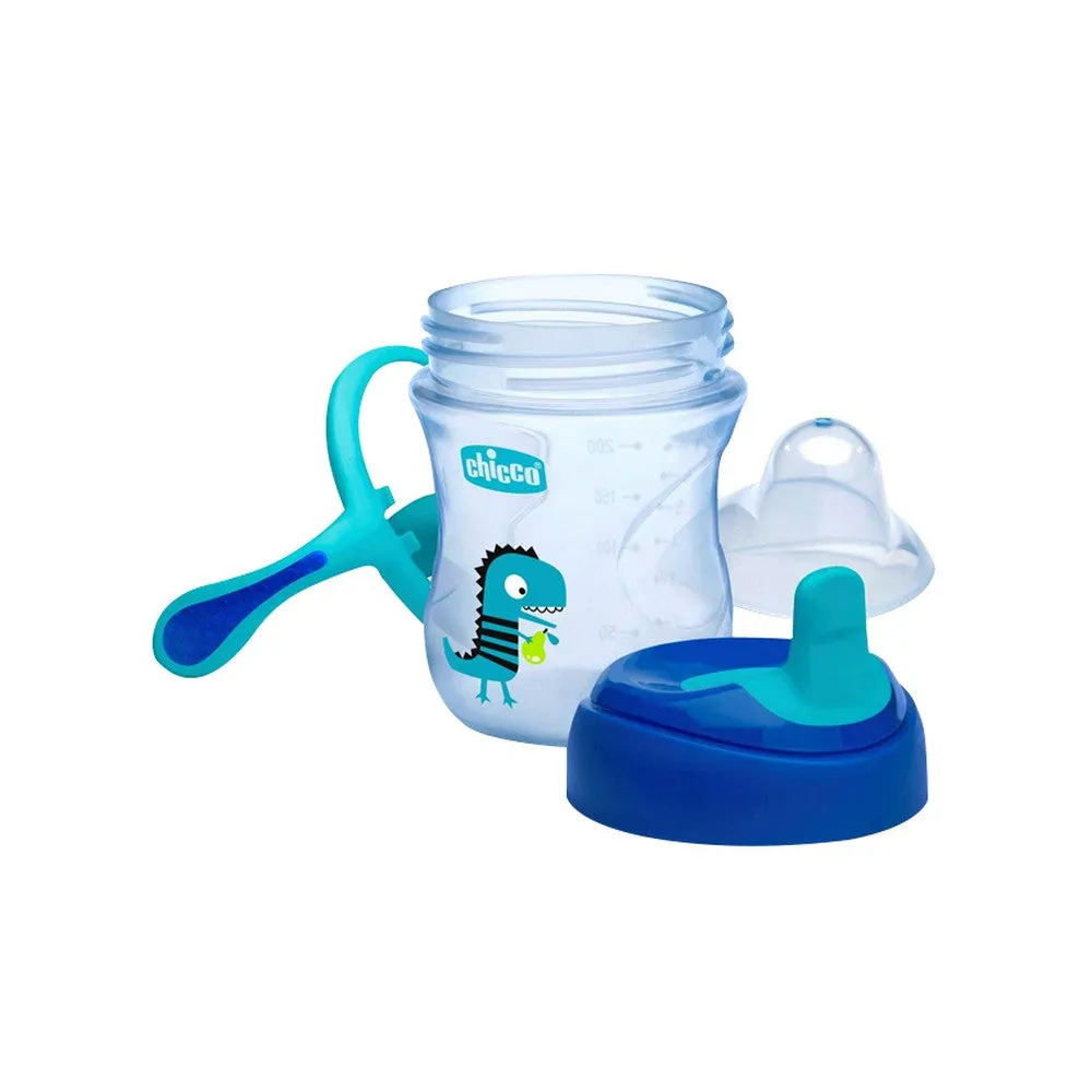 2 In 1 Chicco Training Cup 200ml- 6months  (Print May Vary)