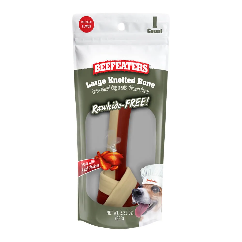 Beefeaters Rawhide Free Knotted Bone