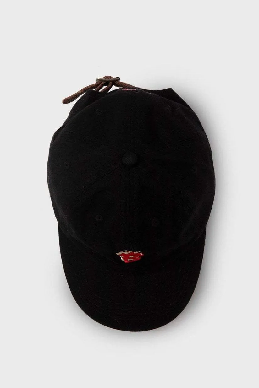 BILLY BONES 'BAD TO THE BONES' DAD CAP - BLACK