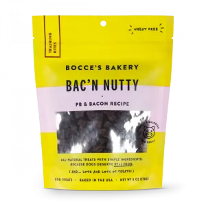 Bocce's Bakery Every Day Bac'n Nutty Training Bites Dog Treats