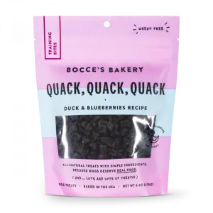 Bocce's Bakery Every Day Quack, Quack, Quack Training Bites Dog Treats