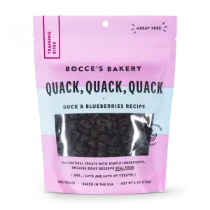 Bocce's Bakery Every Day Quack, Quack, Quack Training Bites Dog Treats
