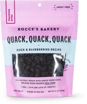 Bocce's Bakery Every Day Quack, Quack, Quack Training Bites Dog Treats