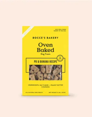 Bocce's Bakery Peanut Butter & Banana Biscuits 14oz