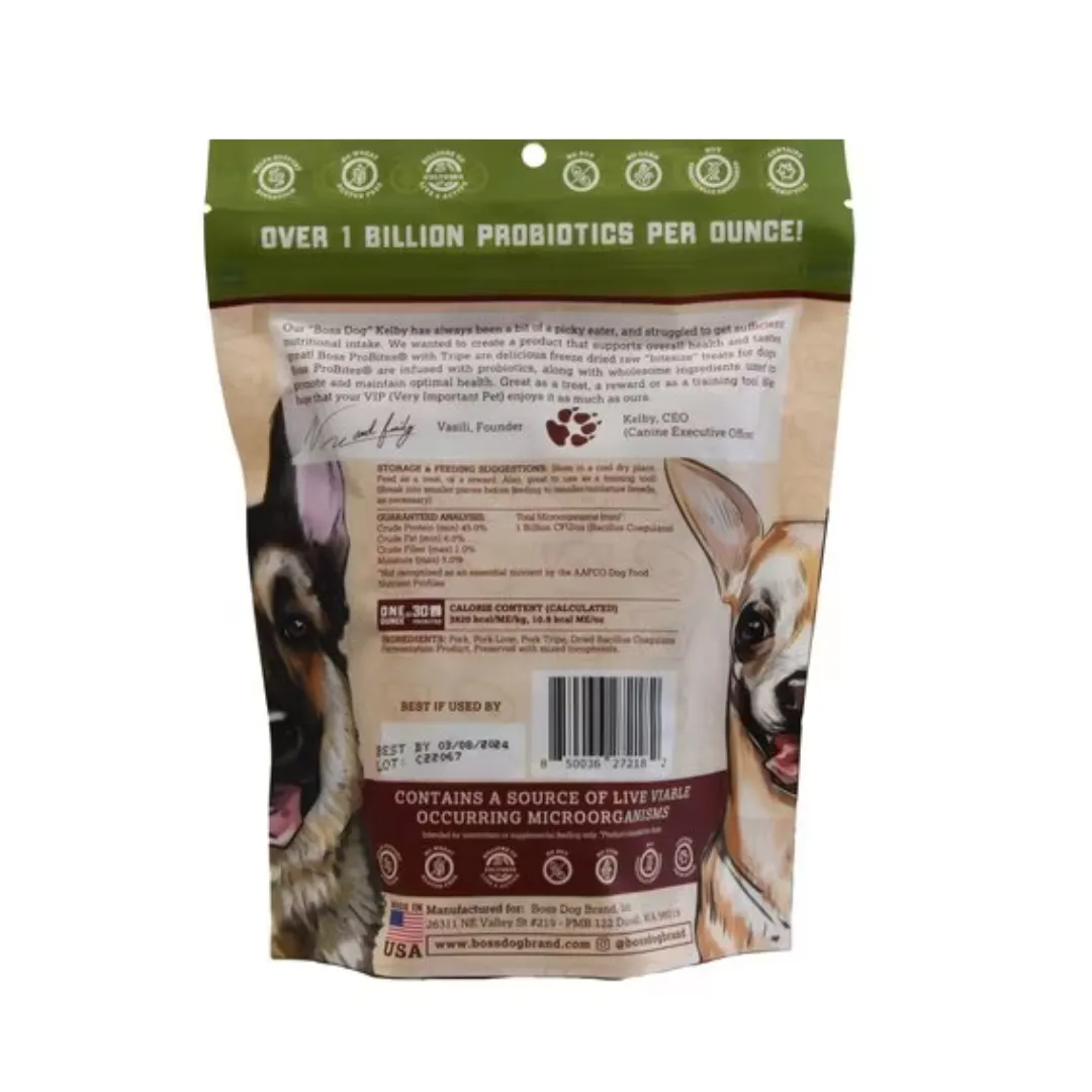 Boss Dog Probites Dried Raw Beef Treats Tripe for Dogs