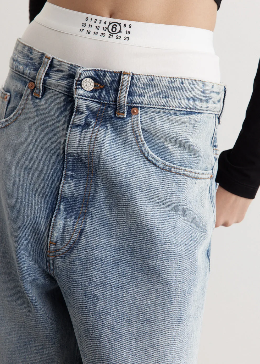 Denim 5 Pockets Jeans