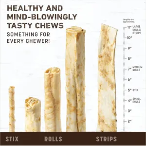Earth Animal No-Hide Peanut Butter Chew Strip 4 count