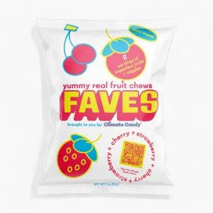 FAVES Cherry   Strawberry 2 oz