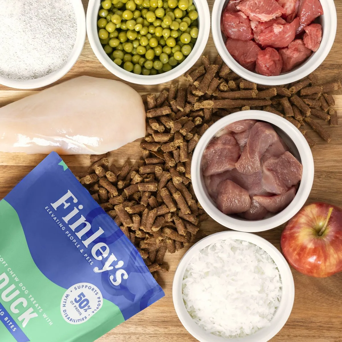 Finley's Barkery Duck Recipe Training Bites Dog Treats