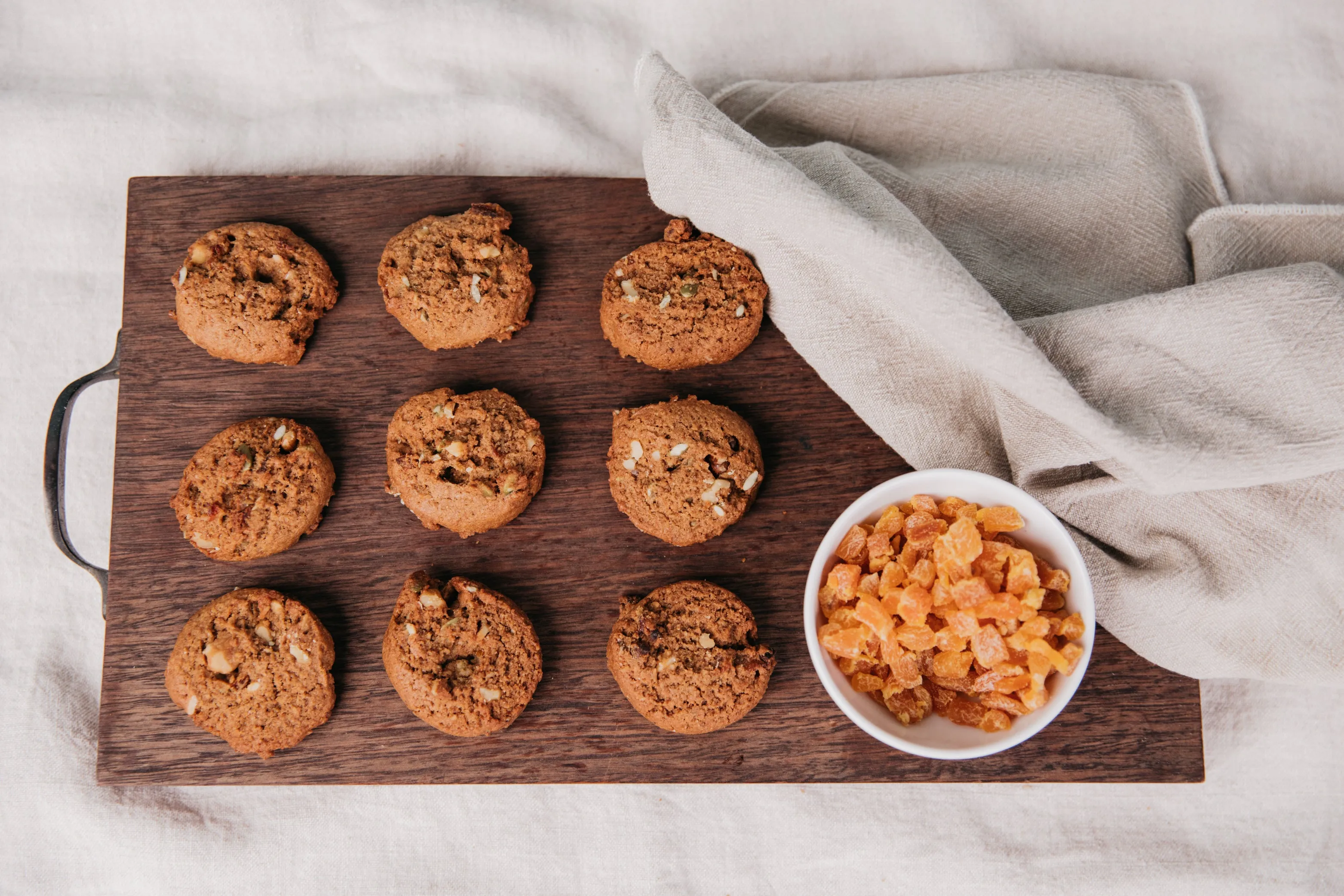 Franjos Kitchen Belly Bump Pregnancy Biscuits - Ginger and Apricot