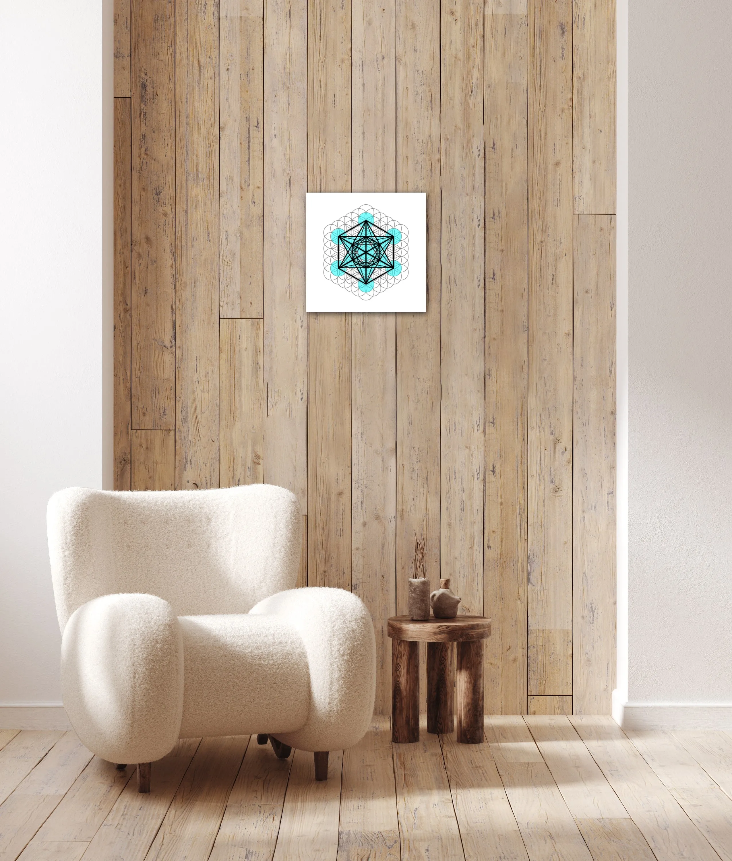 Fruit of Life, Metatrons Cube C-Type Print