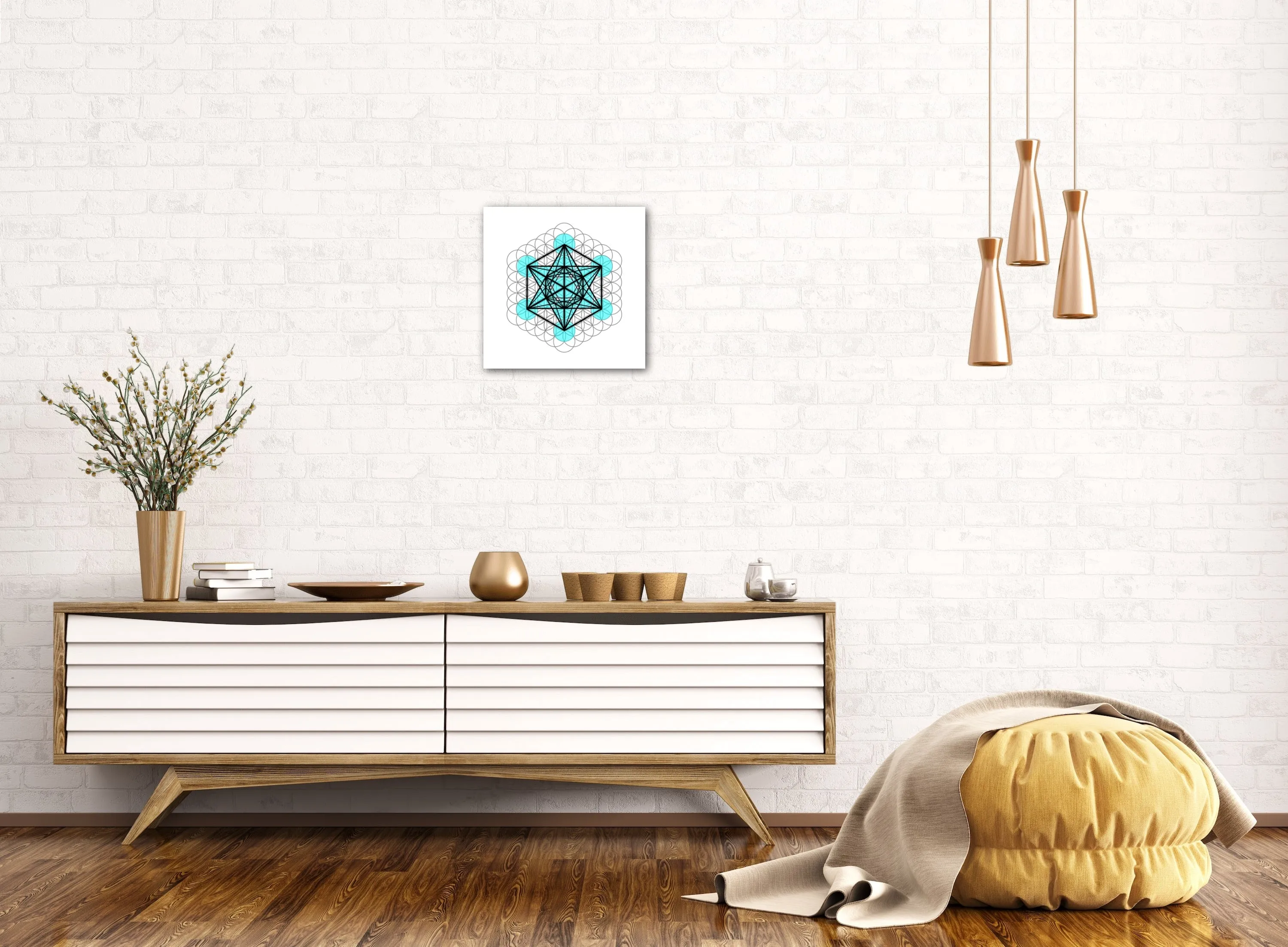 Fruit of Life, Metatrons Cube C-Type Print