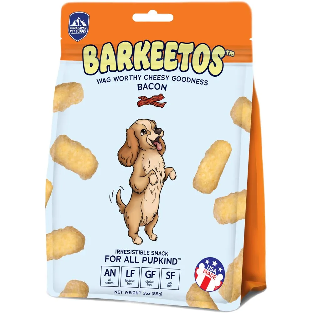 Himalayan Pet Supply Barkeetos Bacon Dog Treats 3oz