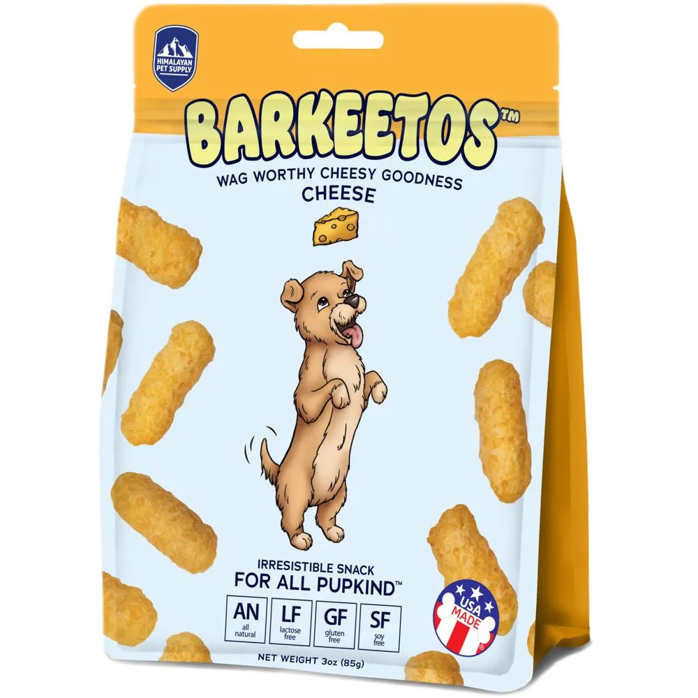 Himalayan Pet Supply Barkeetos Cheese Dog Treats 3oz