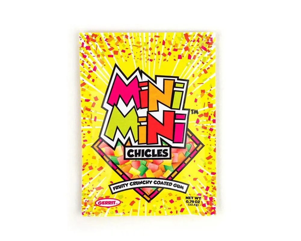 Mini Mini Chicles Fruit Flavored Chewing Gum