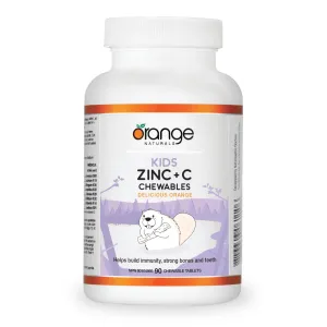Orange Naturals Kids Zinc   C Chewables - Orange 90s