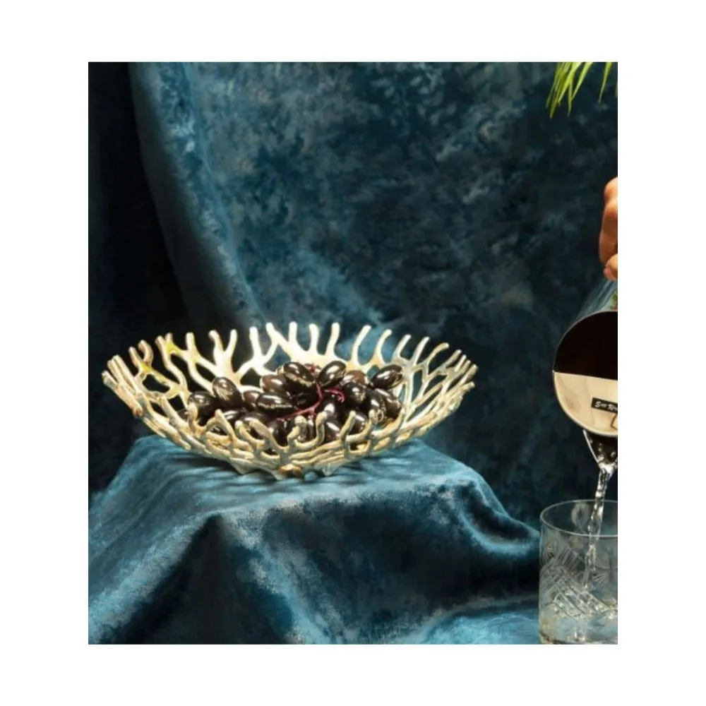 SAGE KONCPT Fruit Basket (Gold)