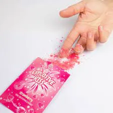 Secret Play Explosive Kiss Oral Sex Popping Strawberry 9g
