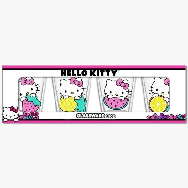 Shot Glass - Hello Kitty 4pc