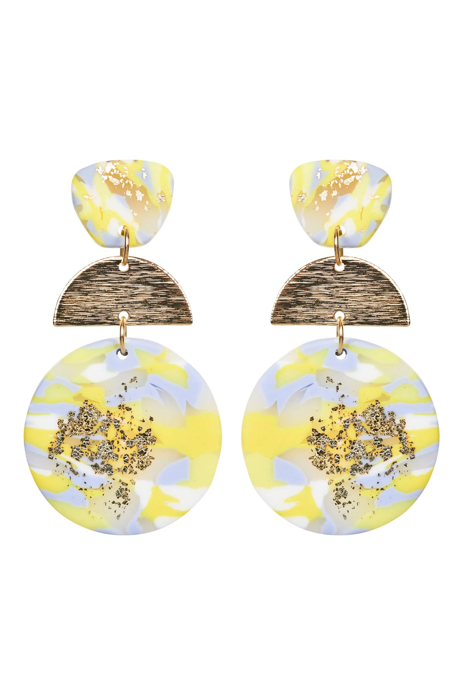 Solstice Lemon Earring - Teardrop