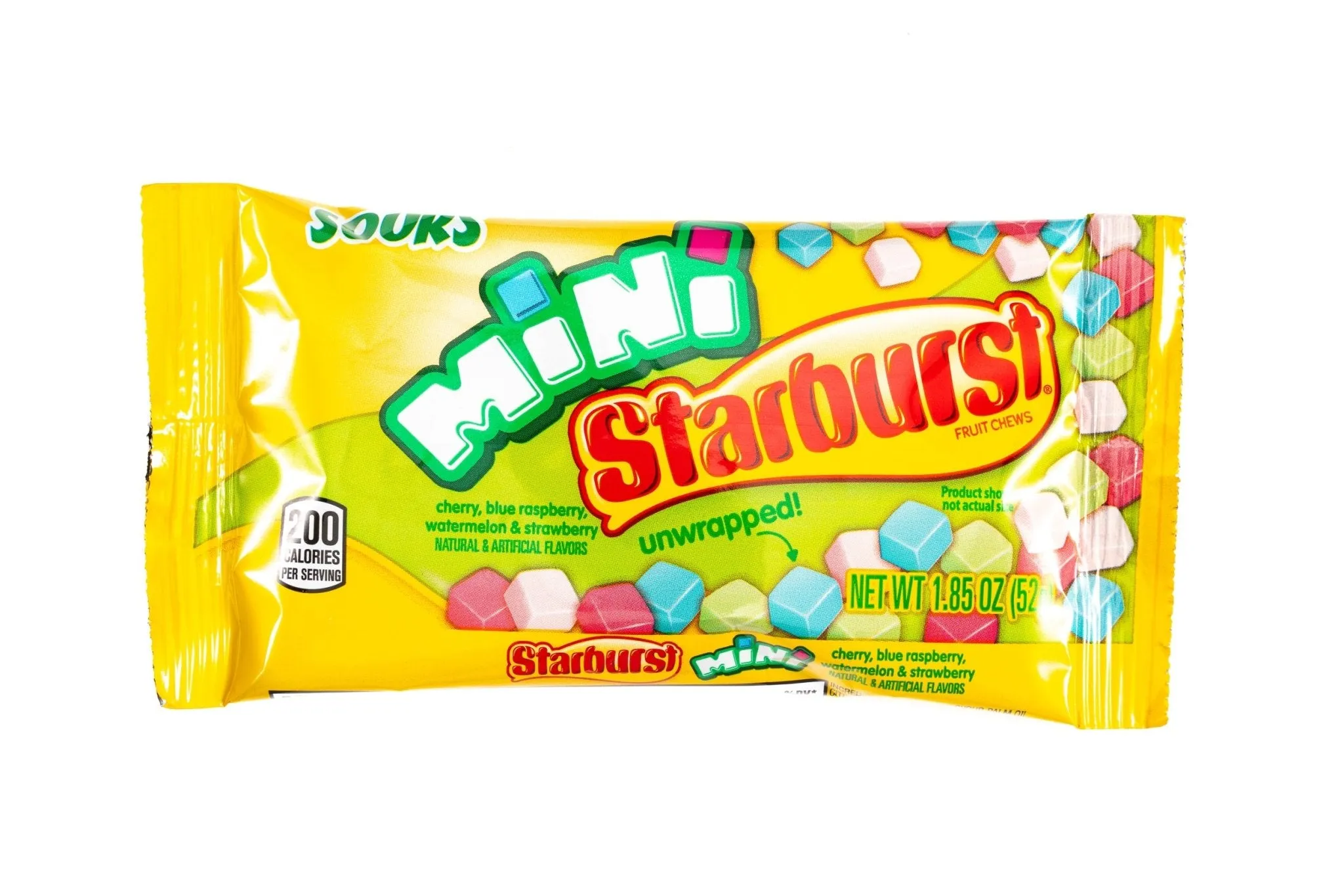 Starburst Mini Sour Fruit Chews Candy Bulk Box (1.85 oz, 24 ct.)