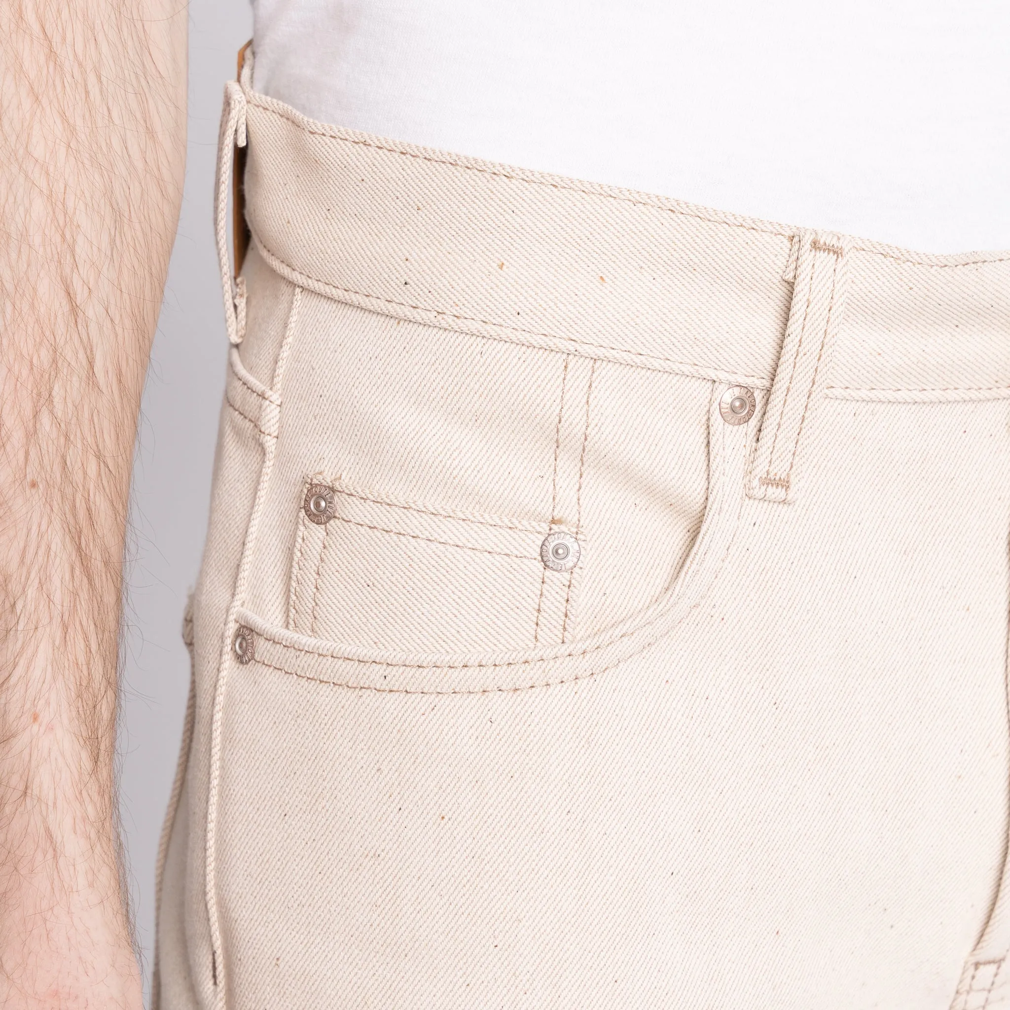 Strong Guy - All Natural Ecru Foxfibre Selvedge