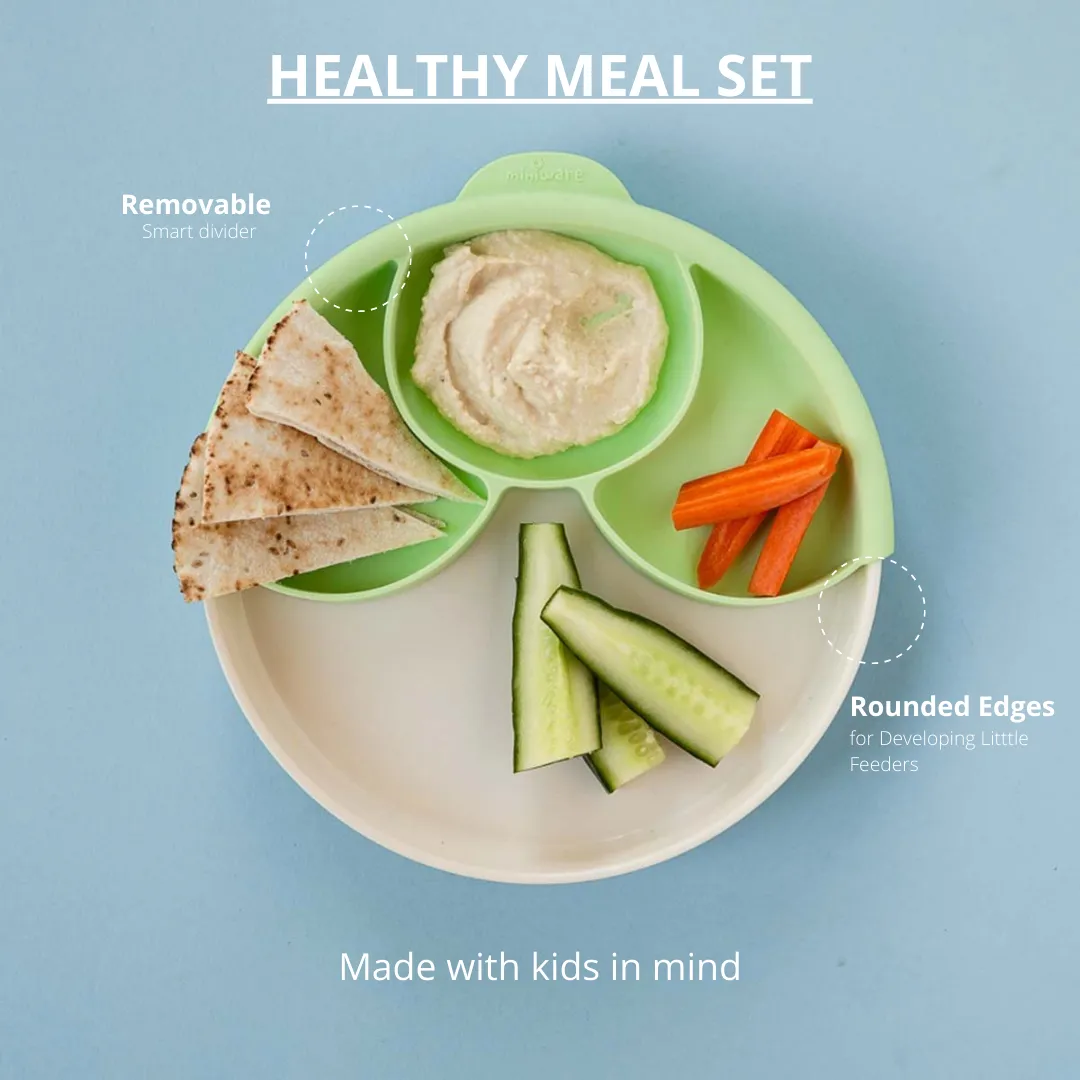 Suppertime Combo, Silibib   Healthy Meal   Training Spooon Aqua