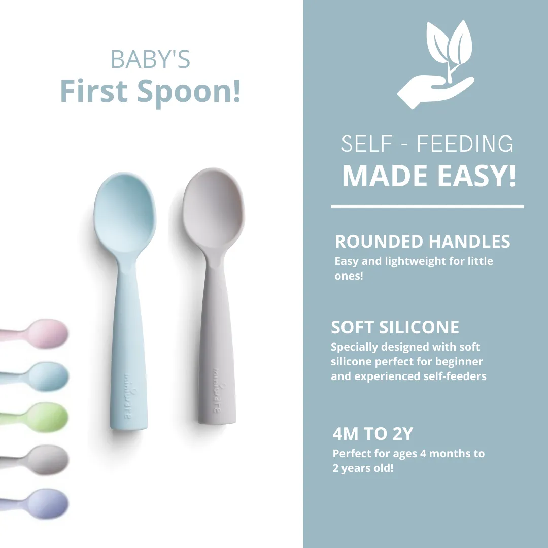 Suppertime Combo, Silibib   Healthy Meal   Training Spooon Aqua