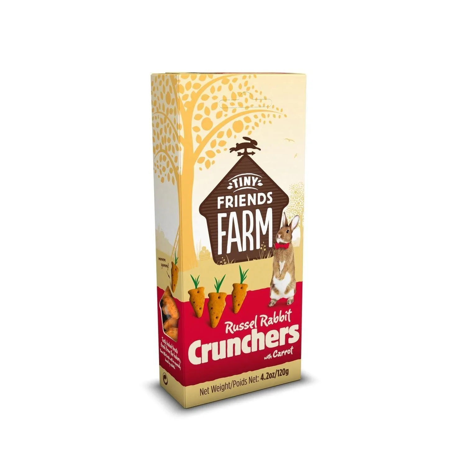 Supreme Tiny Friends Farm Russel Rabbit Crunchers Treats 120g
