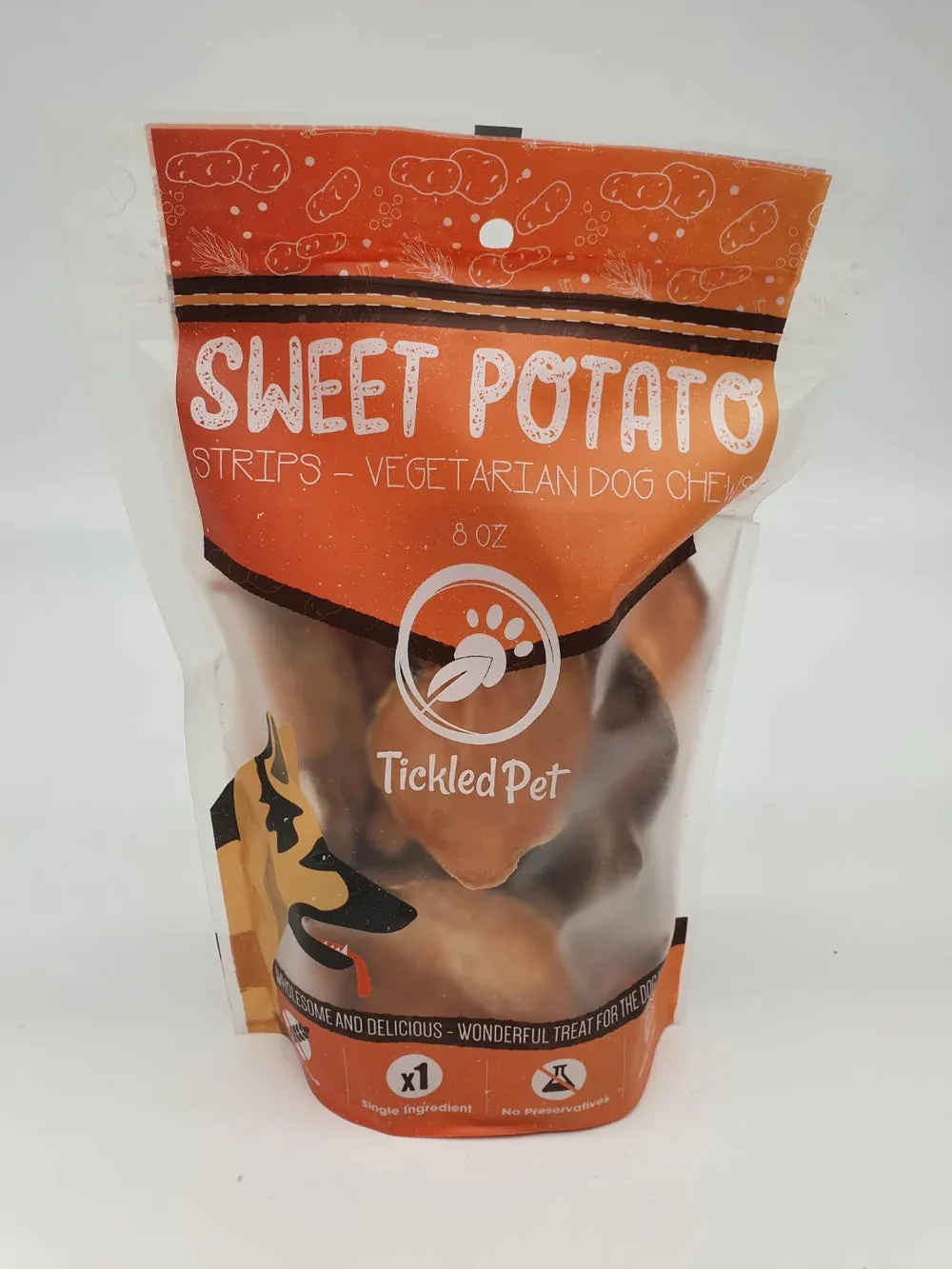Tickled Pet American Sweet Potato Strips for Dogs