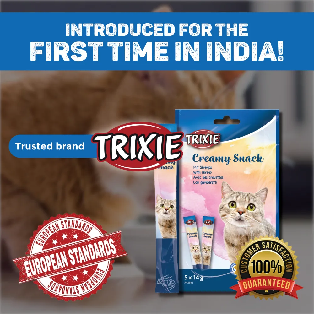 Trixie Premio Tuna Bites and Shrimp Creamy Cat Treat Combo