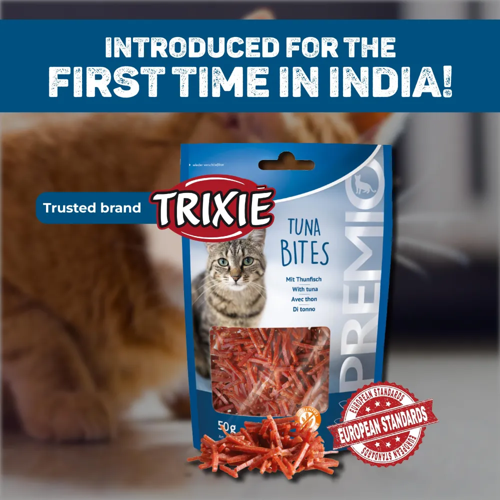 Trixie Premio Tuna Bites and Shrimp Creamy Cat Treat Combo