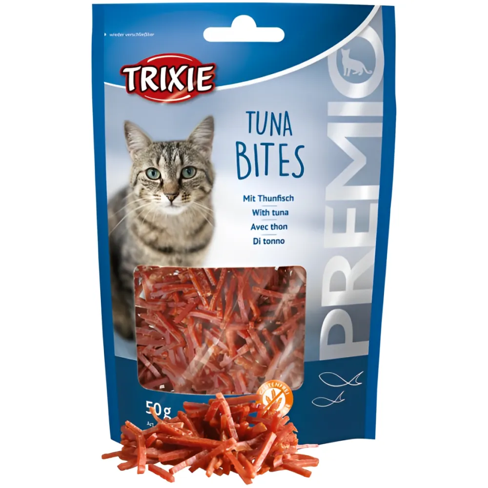 Trixie Premio Tuna Bites and Shrimp Creamy Cat Treat Combo
