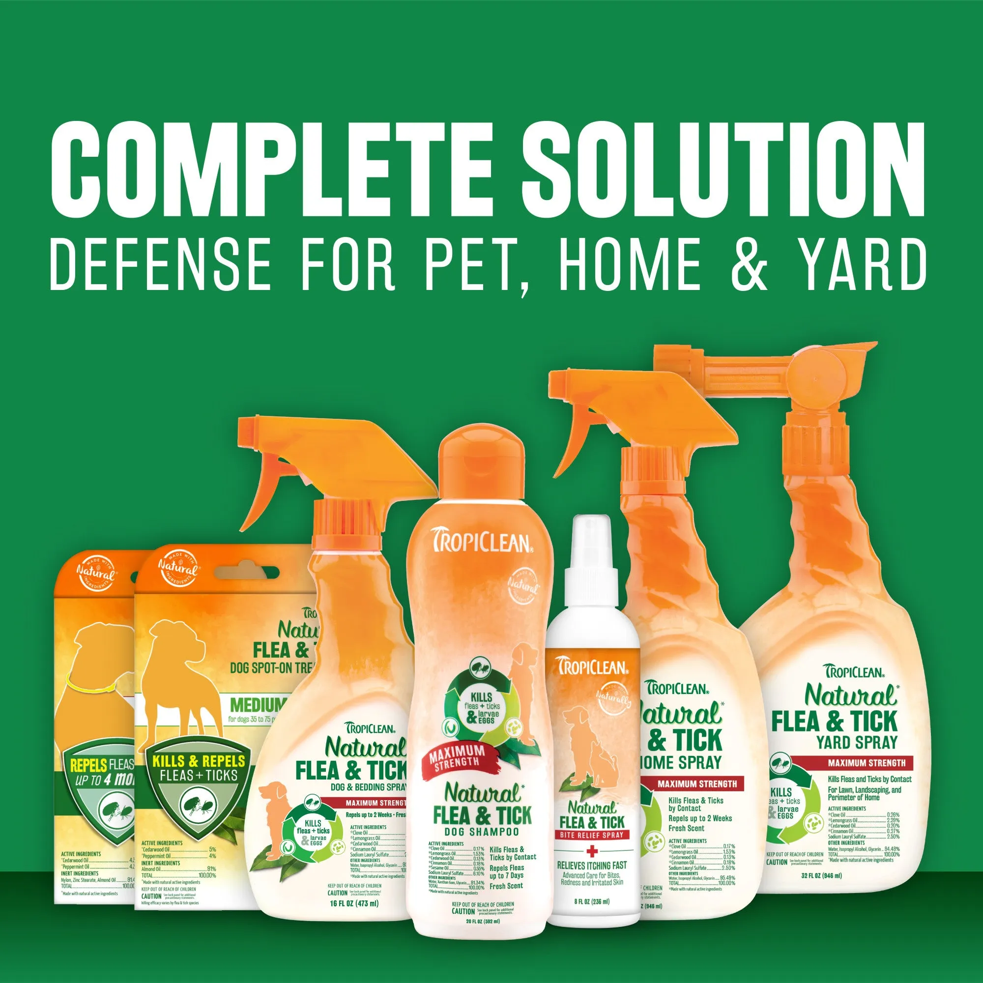 TropiClean Natural* Flea & Tick Repellent Collar for Small Dogs