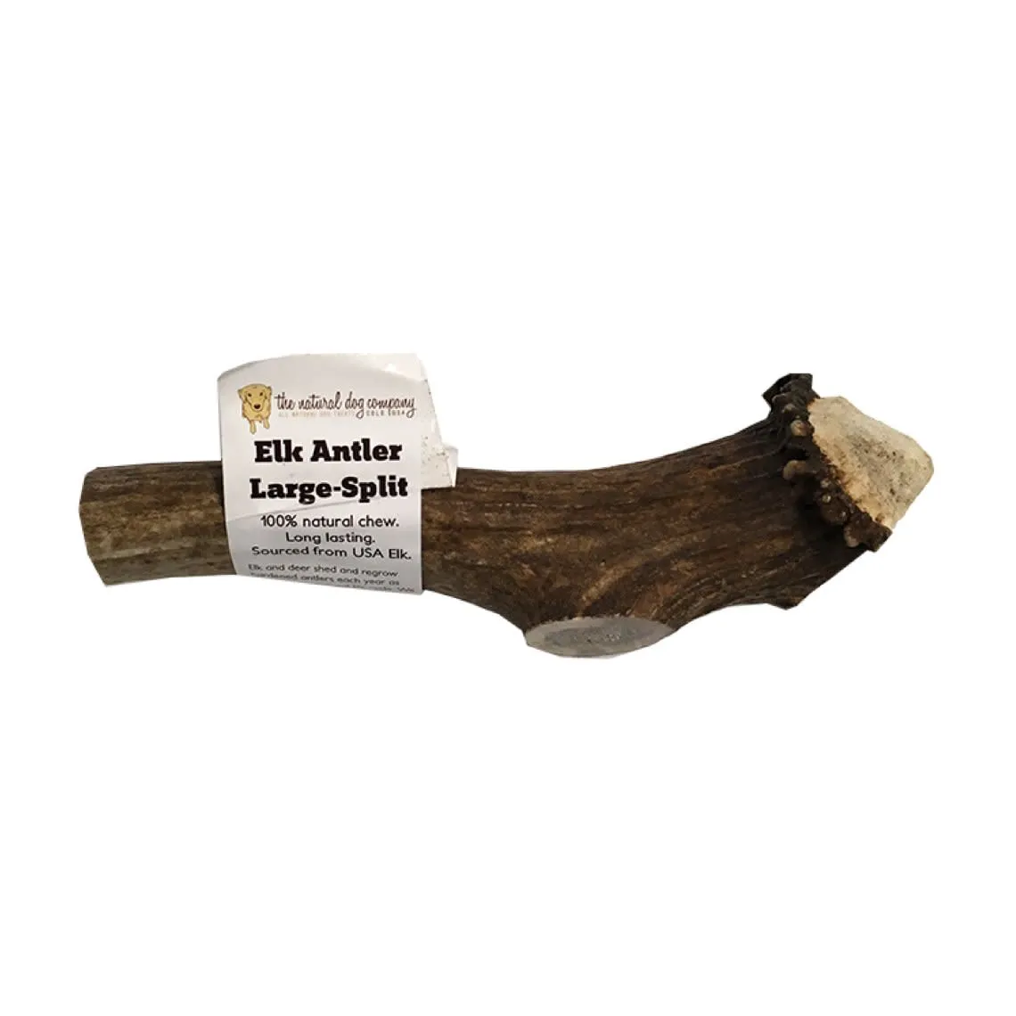 Tuesday's Natural Dog Elk Antler Split