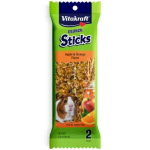 Vitakraft Crunch Sticks Apple & Orange Flavor Guinea Pig Treat 3.5 oz